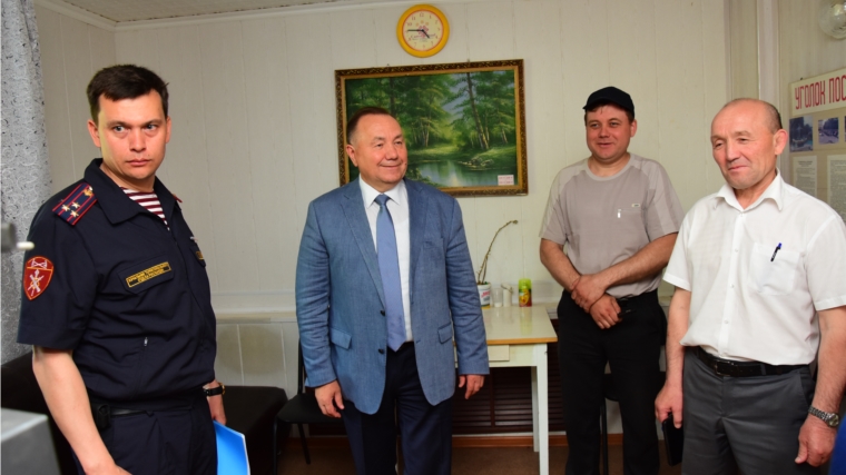 Ибресинский район с рабочим визитом посетил главный федеральный инспектор по Чувашской Республике Геннадий Федоров