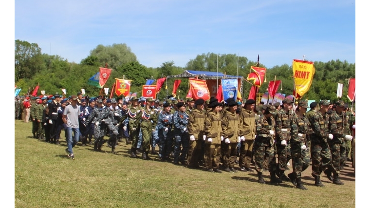 В Цивильском районе состоялись L игры юнармейского движения Чувашской Республики "Зарница" и "Орленок"