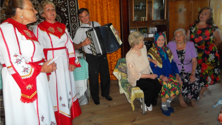 Очередное музыкальное поздравление с юбилеем от работников Питеркинского СДК и участников самодеятельности учреждения
