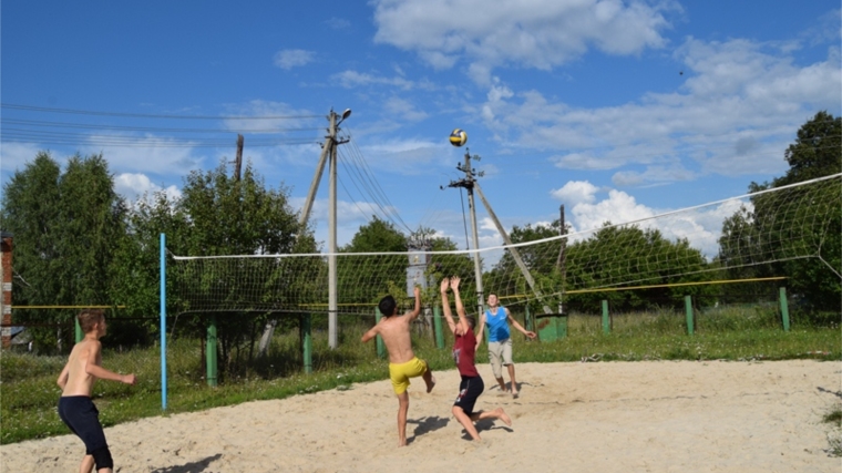 Прошли товарищеские игры по пляжному волейболу в с. Климово