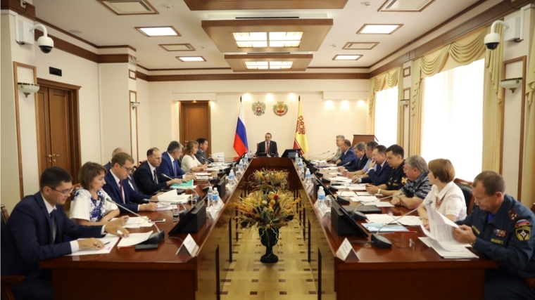 Михаил Игнатьев провел Координационное совещание по обеспечению правопорядка в Чувашской Республике