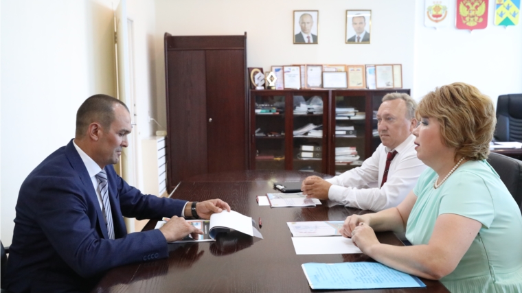 Глава Чувашии провел рабочую встречу с руководством г. Новочебоксарска
