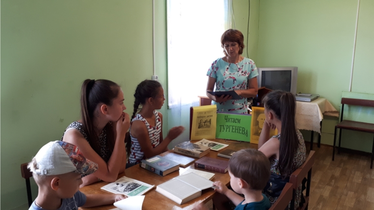 Литературный час «Читаем Тургенева» прошел в Акшикской сельской библиотеке
