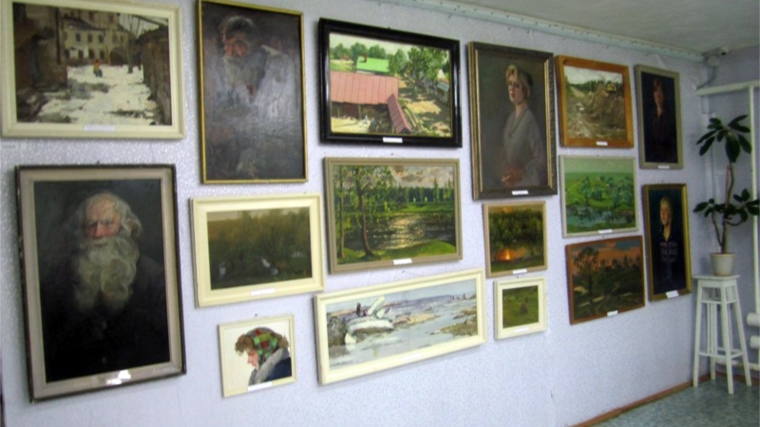 В Ибресинском этнографическом музее открылась выставка народного художника Чувашии Виктора Немцева