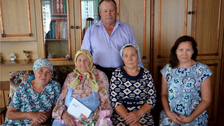 95 летний юбилей отмечает труженица тыла, ветеран труда, вдова участника войны, реабилитированная Мария Гавриловна Шихранова