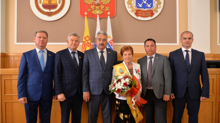 Валерий Филимонов принял участие в церемонии чествования Почетного гражданина и вручении медалей «За заслуги перед городом Чебоксары»