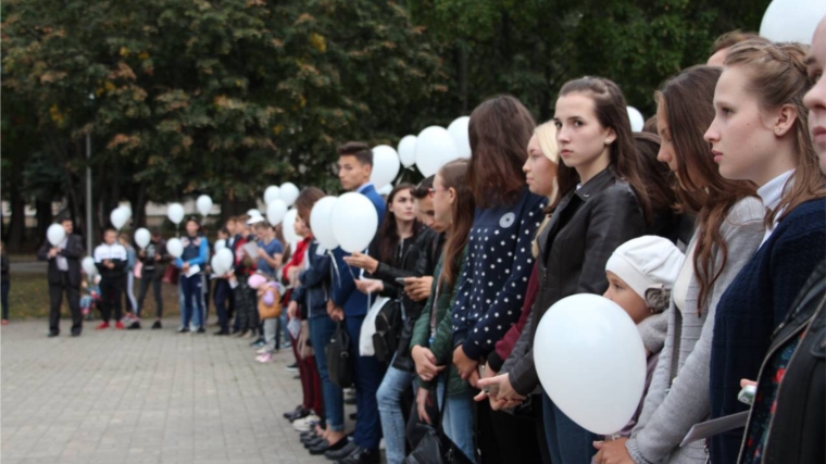  молодежь Чебоксар приняла участие в мероприятиях, посвященных Дню солидарности в борьбе с терроризмом