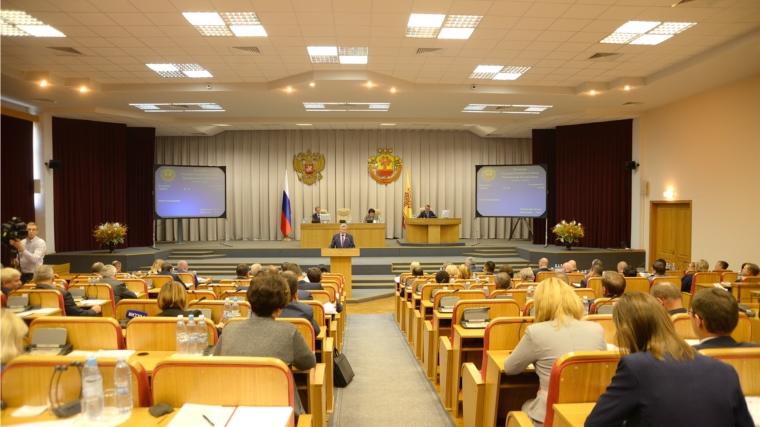 Состоялась очередная двадцать вторая сессия Государственного Совета Чувашской Республики