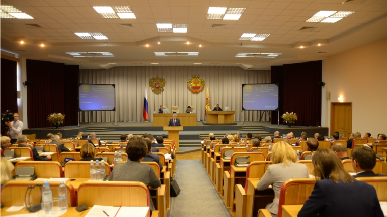 Глава Чувашии принял участие в сессии Государственного Совета Чувашской Республики