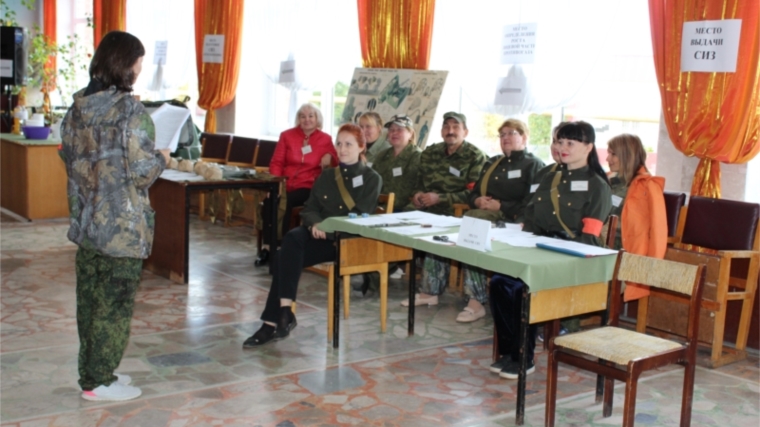 19 сентября 2018 года в Шумерлинском районе проведен 1 этап командно-штабных учений