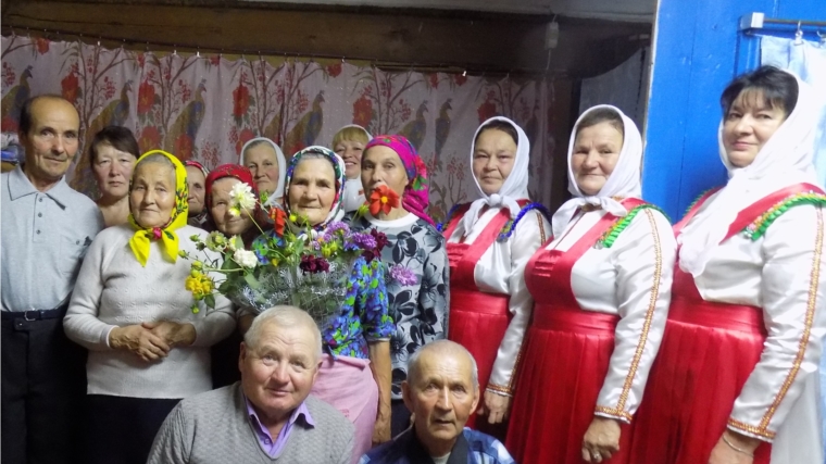 Житель деревни Семенькасы Шарапов Феликс Порфирьевич отметил свой 80-летний юбилей