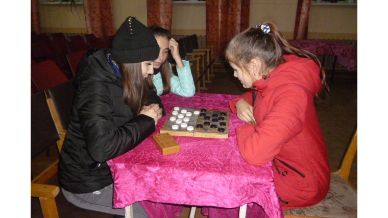 Соревнование по шашкам в Шибылгинском СДК