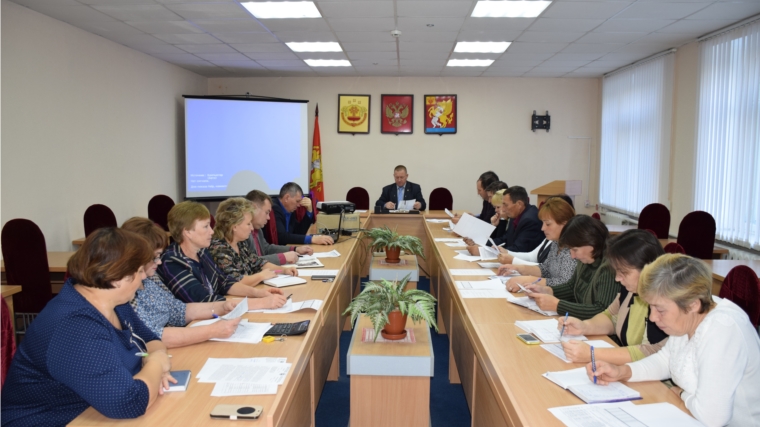 В Красночетайском районе состоялось совещание с главами сельских поселений