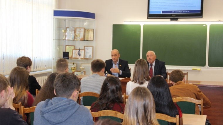 В рамках Единого информдня в Чебоксарском техникуме строительства и городского хозяйства прошла плодотворная встреча со студентами