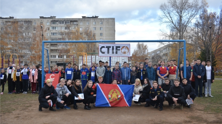 В Новочебоксарском кадетском лицее прошли соревнования среди дружин юных пожарных