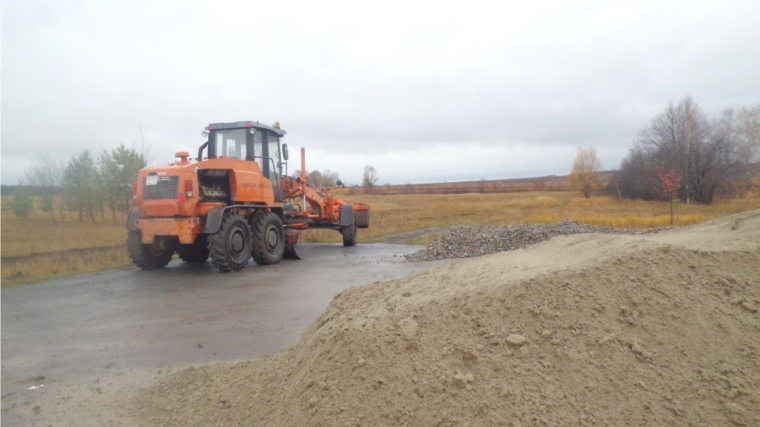 В д.Ойкасы начался ремонт грунтовой дороги по программе инициативного бюджетирования