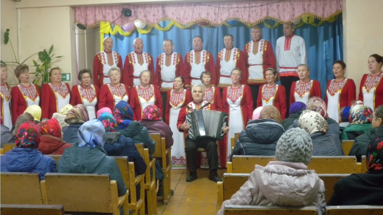 Концерт народного хора ветеранов в Б.Карачкинском СК