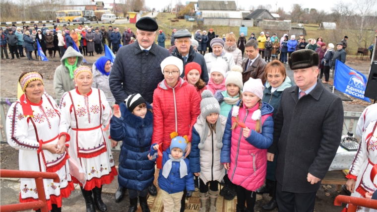 В д. Тарабай Красночетайского района состоялось торжественное открытие фельдшерско-акушерского пункта
