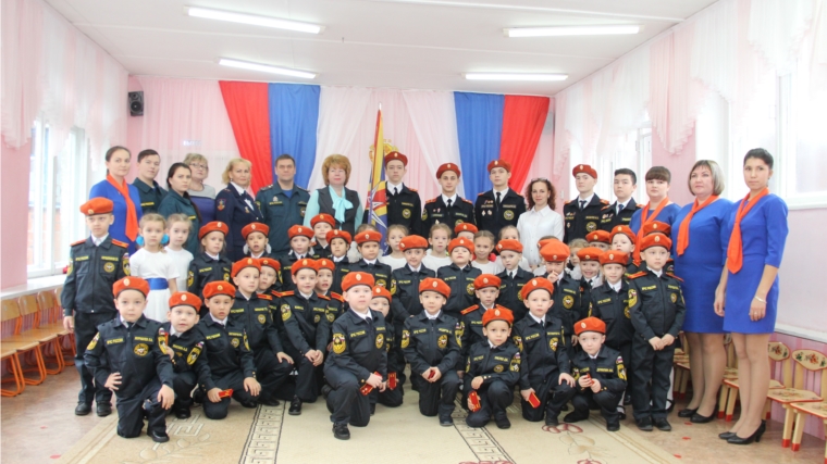 В Новочебоксарске в ряды кадет вступили воспитанники детского сада № 13 «Теремок»
