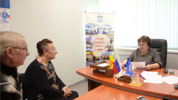 Альбина Егорова провела прием граждан по личным вопросам