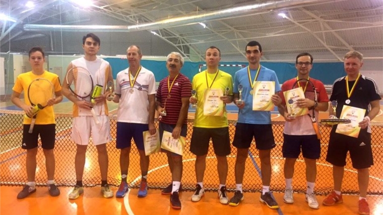 Разыграны медали чемпионата Чувашии по теннису