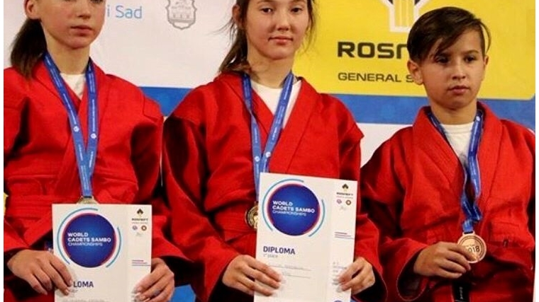Анастасия Кириллова завоевала «золото» на первенстве мира по самбо среди кадетов до 16 лет