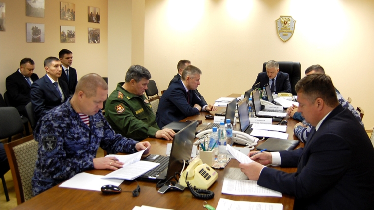 Состоялось заседание Оперативного штаба Национального антитеррористического комитета в Чувашской Республике