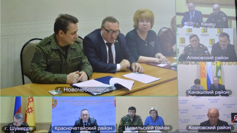 Состоялось совещание по вопросу проведения осеннего призыва граждан РФ на военную службу в режиме видеоконференц-связи