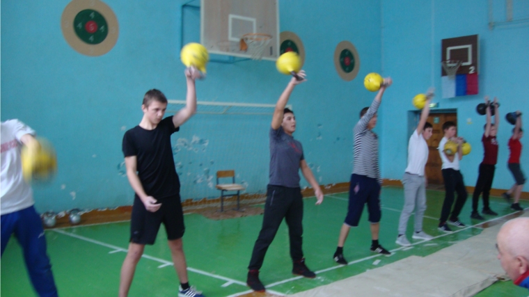 Первенство Чебоксарского района по гиревому спорту в зачет спартакиады школьников