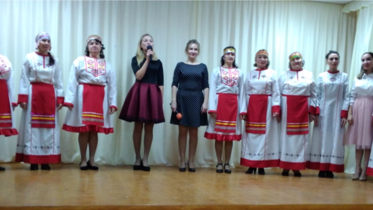 Концерт коллектива "Ирхи салтар"в Шоркасинском сельском клубе
