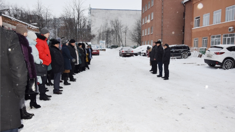В администрации Московского района проведена учебная тренировка по эвакуации при пожаре