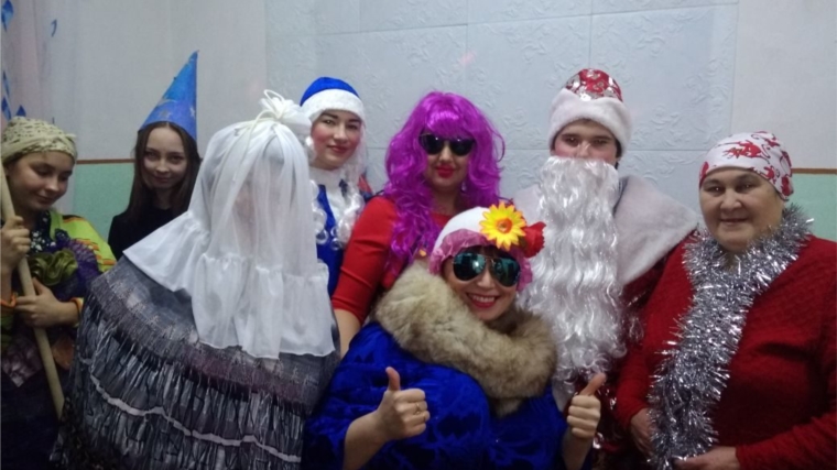Встреча Нового года в Татарско-Тимяшском сельском клубе