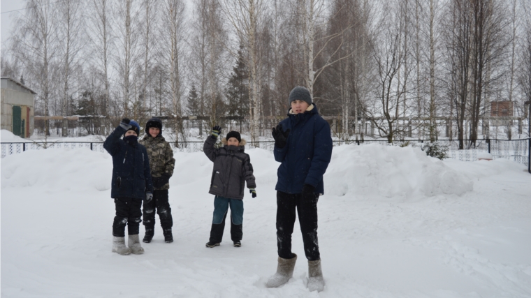 Зимние забавы в Малобикшихском сельском поселении