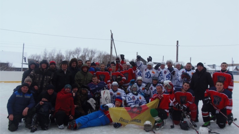Товарищеская встреча по хоккею завершилась победой сборной «Таяпа»