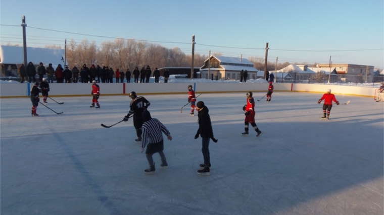 Декада спорта и здоровья: хоккейный турнир в селе Лащ-Таяба в день Рождества Христова