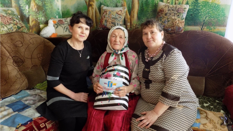 80-летний юбилей ветерана труда Александры Афанасьевны Кошкиной