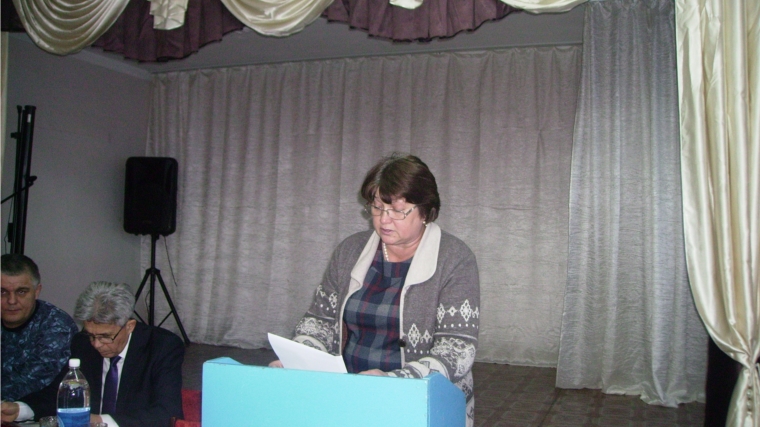 В Нижнекумашкинском сельском поселении состоялся отчет главы администрации сельского поселения