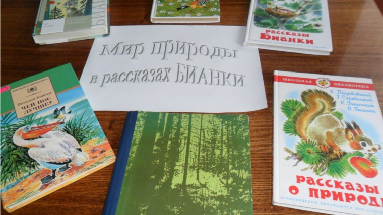 В Кивойской сельской библиотеке оформлена книжная выставка "Мир природы в рассказах Бианки".