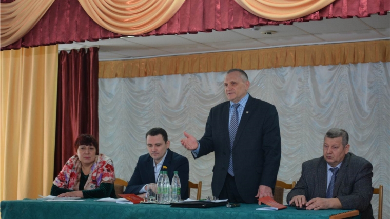 Председатель Комитета Госсовета Чувашии Сергей Павлов принял участие в проведении Единого информационного дня в Калининском сельском поселении