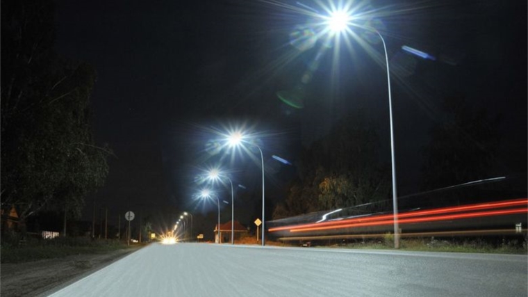 В 2019 году в Чебоксарах построят 7,6 км сетей наружного освещения
