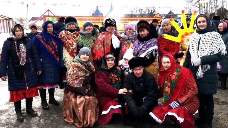 Творческий коллектив Болшебуяновского ЦСДК активно участвовал на районном празднике "Проводы зимы"