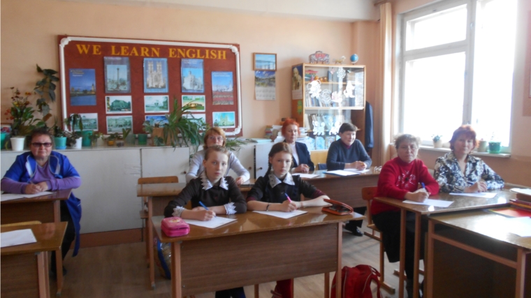 Участие в «Тотальном диктанте-2019» по чувашскому языку