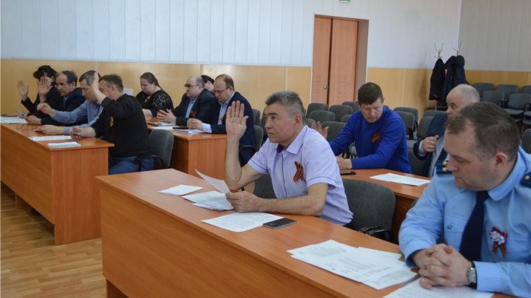 Состоялось тридцать девятое заседание Собрания депутатов Красноармейского района шестого созыва