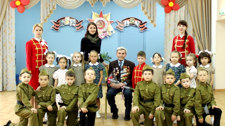 В детских садах г. Чебоксары проходят встречи с ветеранами Великой Отечественной войны и тружениками тыла