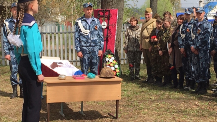 Члены поискового объединения «Улып» Булдеевской сельской библиотеки приняли участие в захоронении останков солдата Великой Отечественной войны