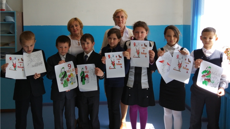 В Большеатменском СДК проведен конкурс детских рисунков "Мы рисуем Победу"