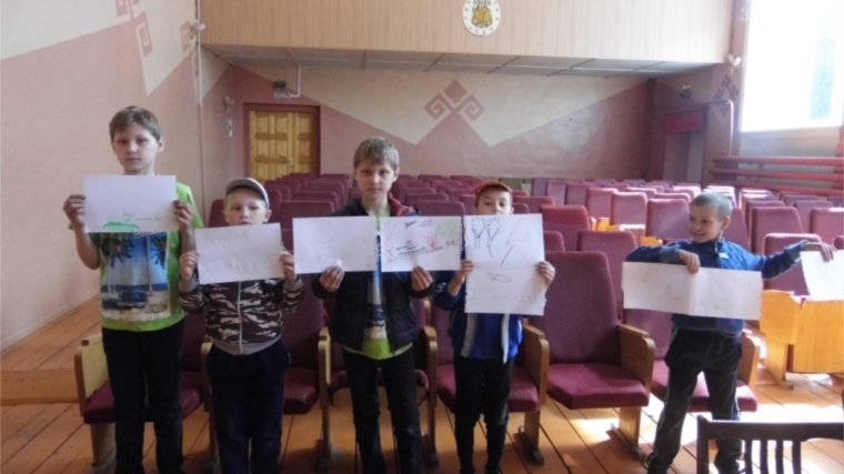 Конкурс детских рисунков "Мы - наследники Победы" проведен в Санкинском СДК