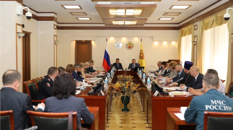 Состоялось заседание Координационного совета при Главе Чувашской Республики по патриотическому воспитанию граждан Российской Федерации