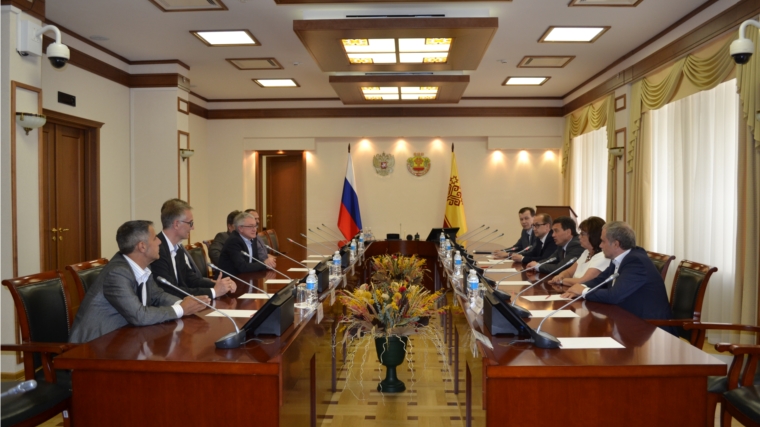 Председатель Кабинета Министров Чувашской Республики встретился с представителями фирмы Siemens AG