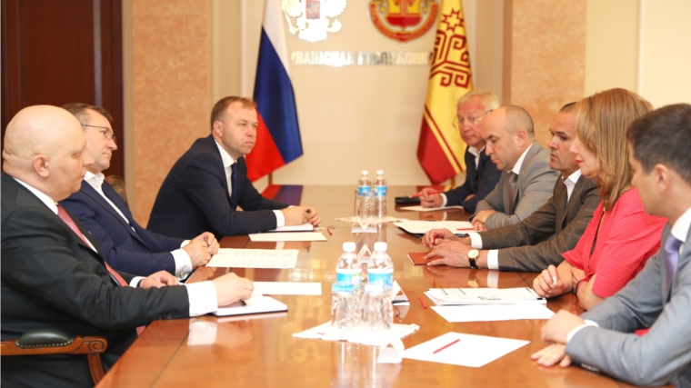 Глава Чувашии Михаил Игнатьев встретился с представителями группы компаний «МегаМикс»